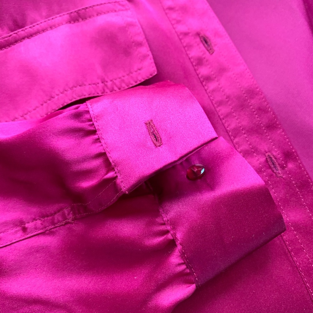 Silk Button Down - image 5